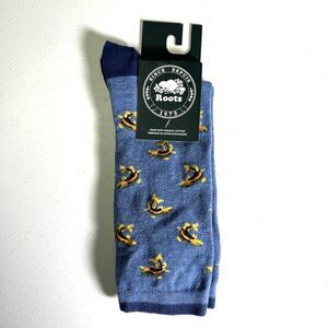Roots‎ Organic Cotton XL, Mens Shoe sz 9-12 Womens Sz 10-13, Fish Socks, Fishing